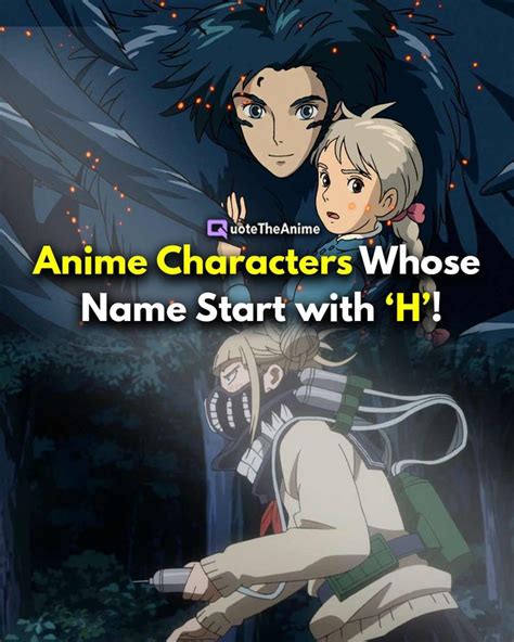 The Best Anime Characters Whose Names Start With H